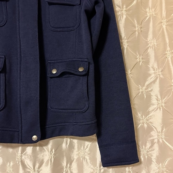 Patagonia Navy Better Fleece Lined Zipper Utility Pocket Jacket - Picture 3 of 13